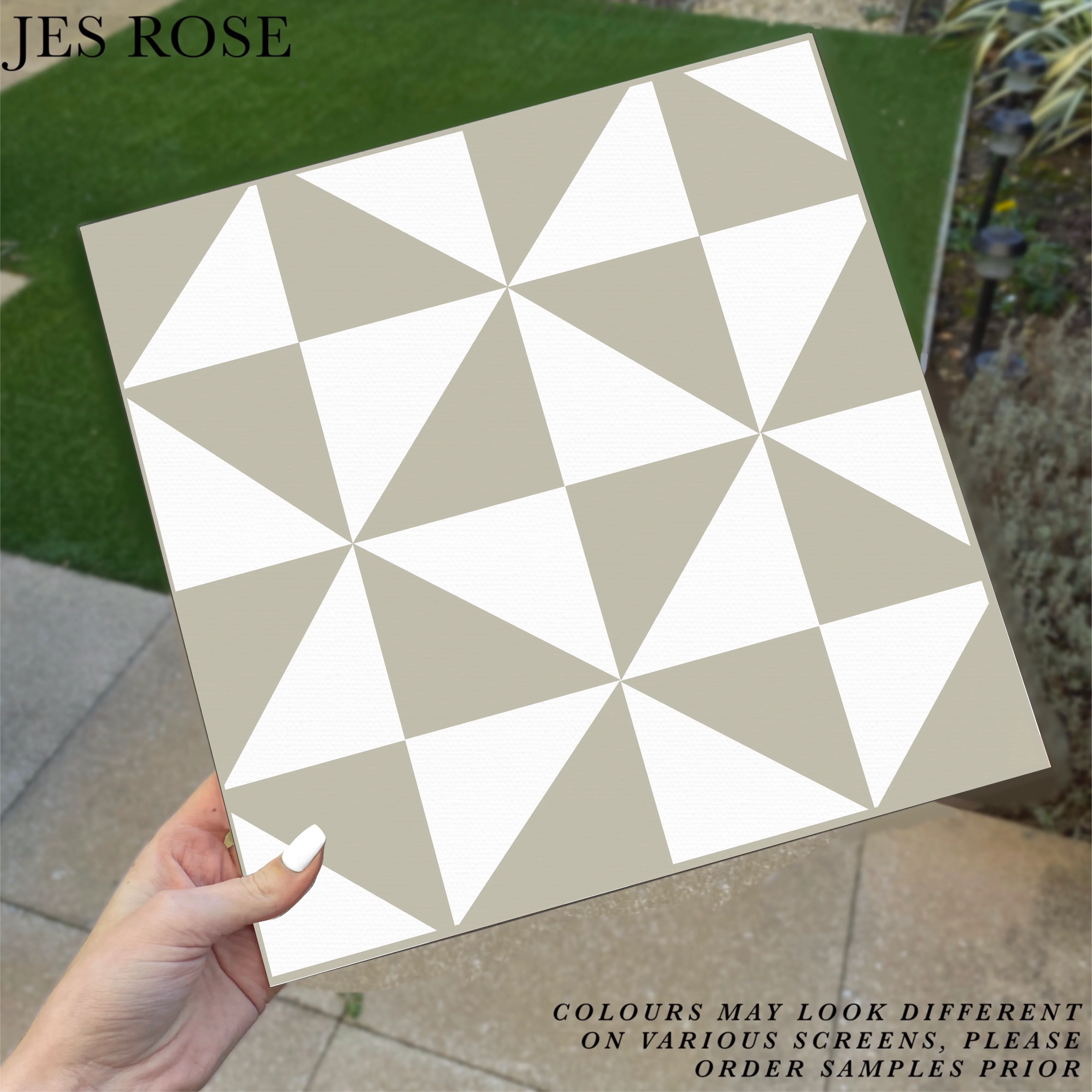 Art Deco Sage Premium Peel & Stick Tiles