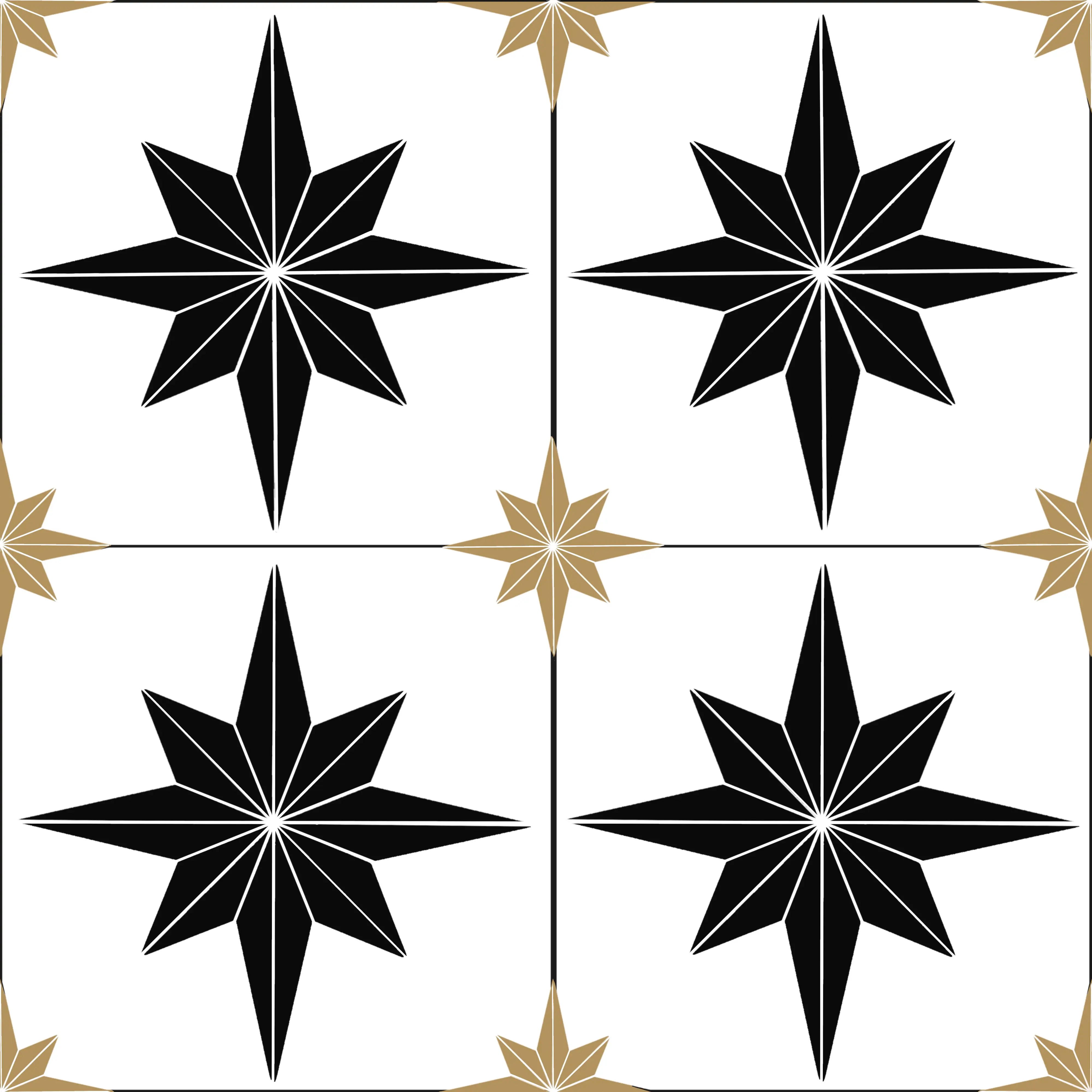Astral Black & Gold Shower Panel - Image 3
