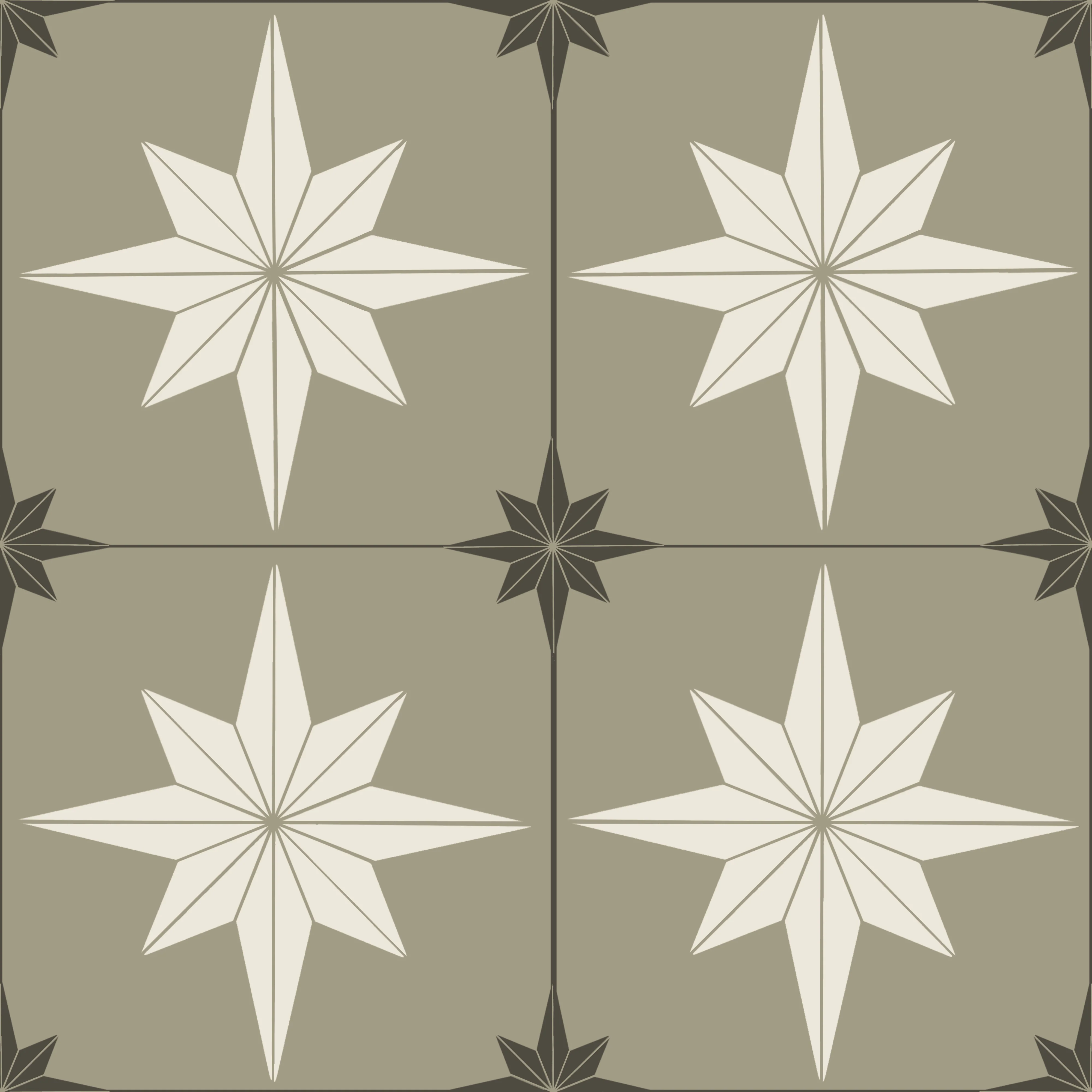 Astral Star Tiles / Colour Background - Window Vinyl - Image 3
