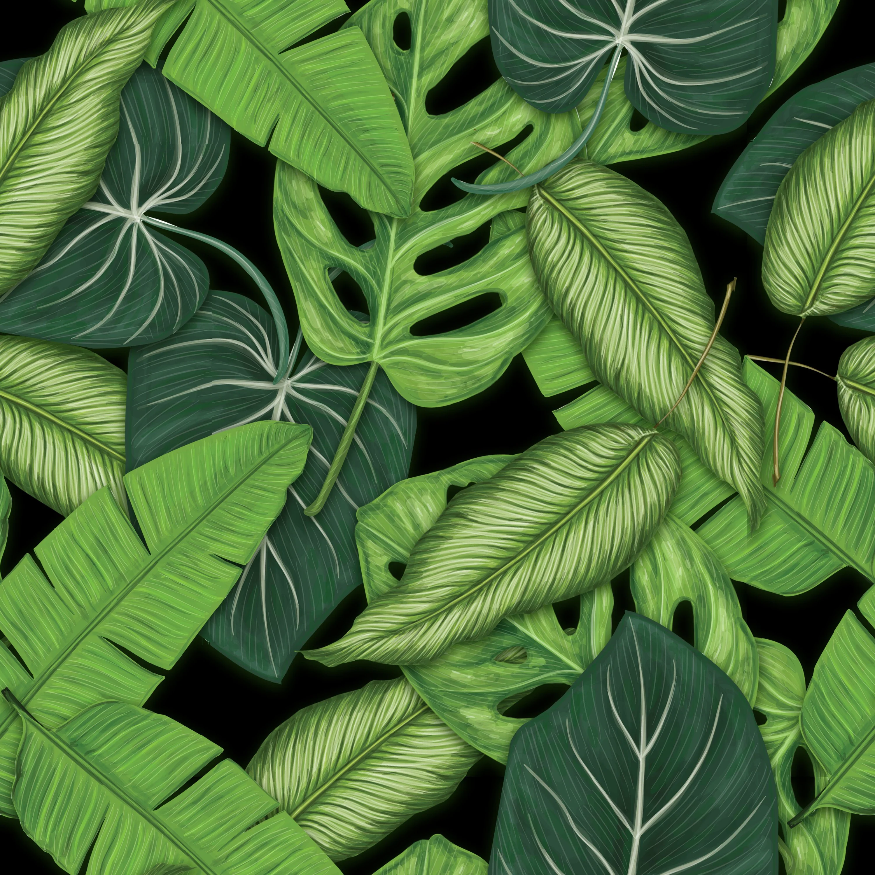 Botanical Leaves - Floor & Wall Vinyl