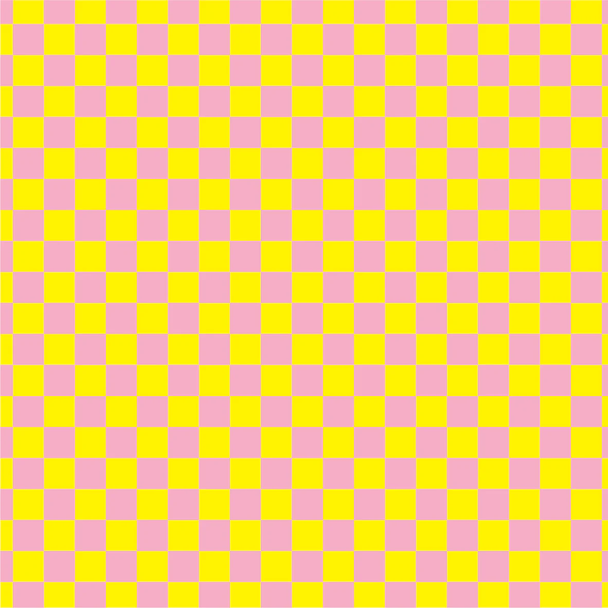 Checkered Design Pink & Yellow (small) - Window Vinyl