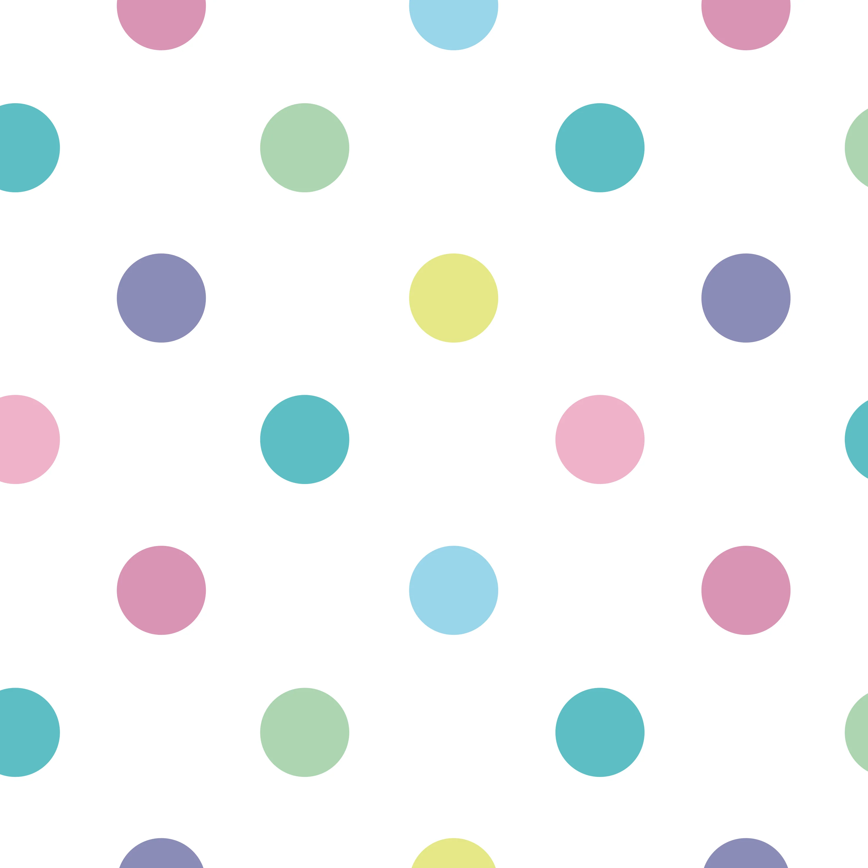 Circles Pastel - Floor & Wall Vinyl