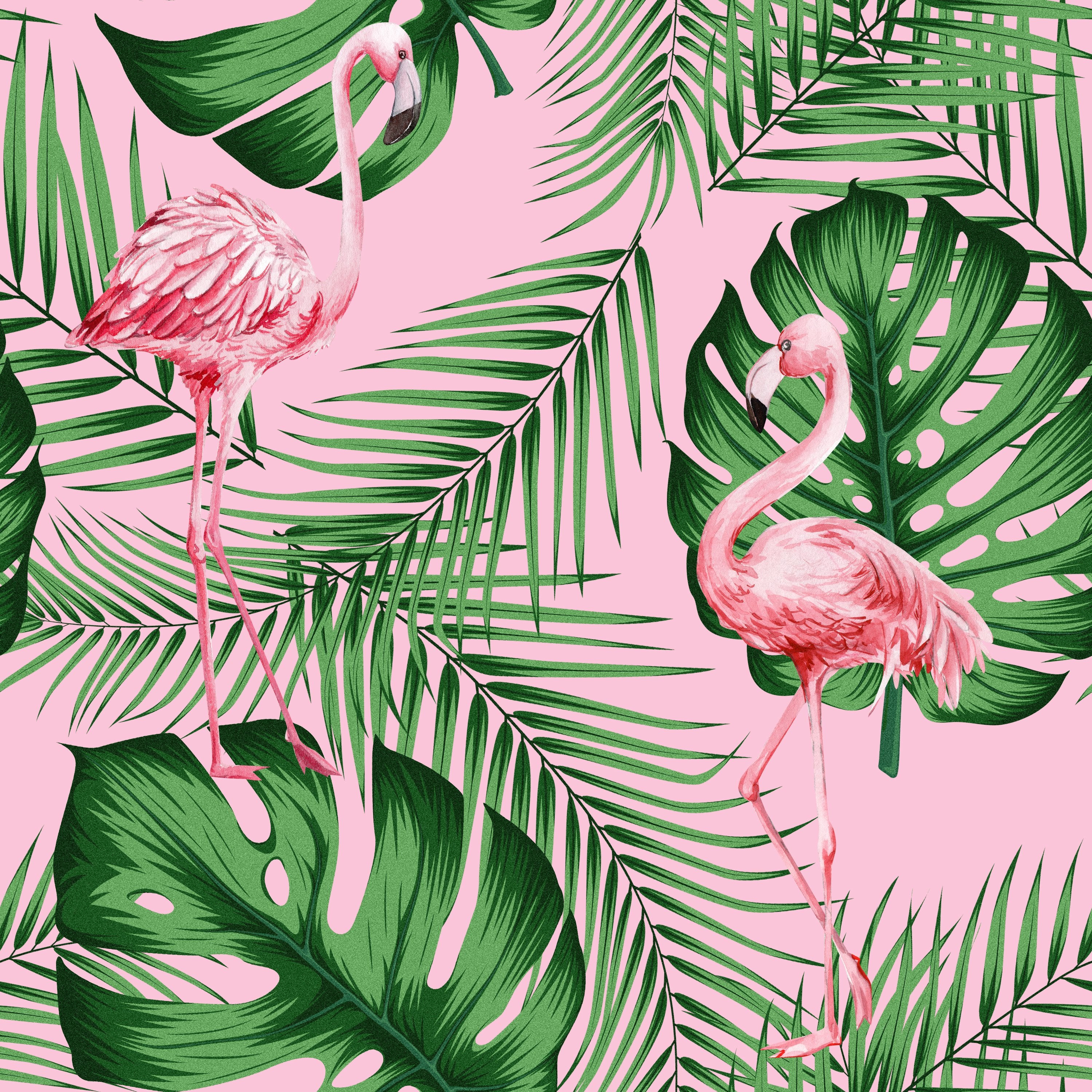 Flamingo & Leaves - Floor & Wall Vinyl - Image 4