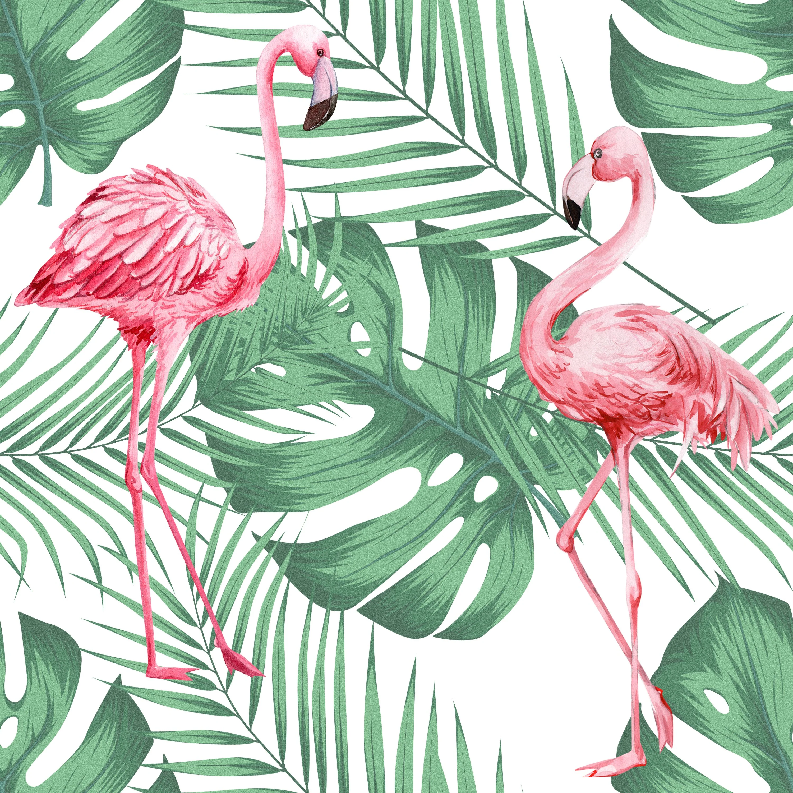 Flamingo & Leaves - Standard Vinyl - Image 4