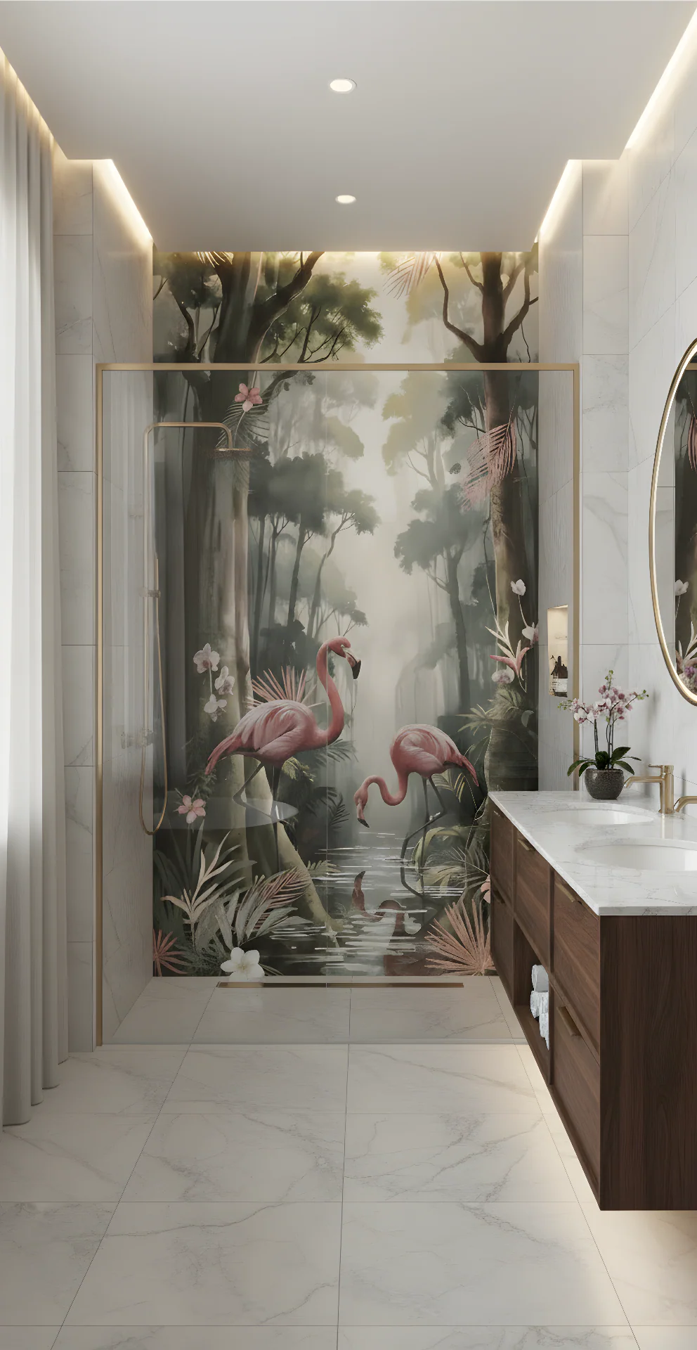 Flamingo Shower Panel - Image 2