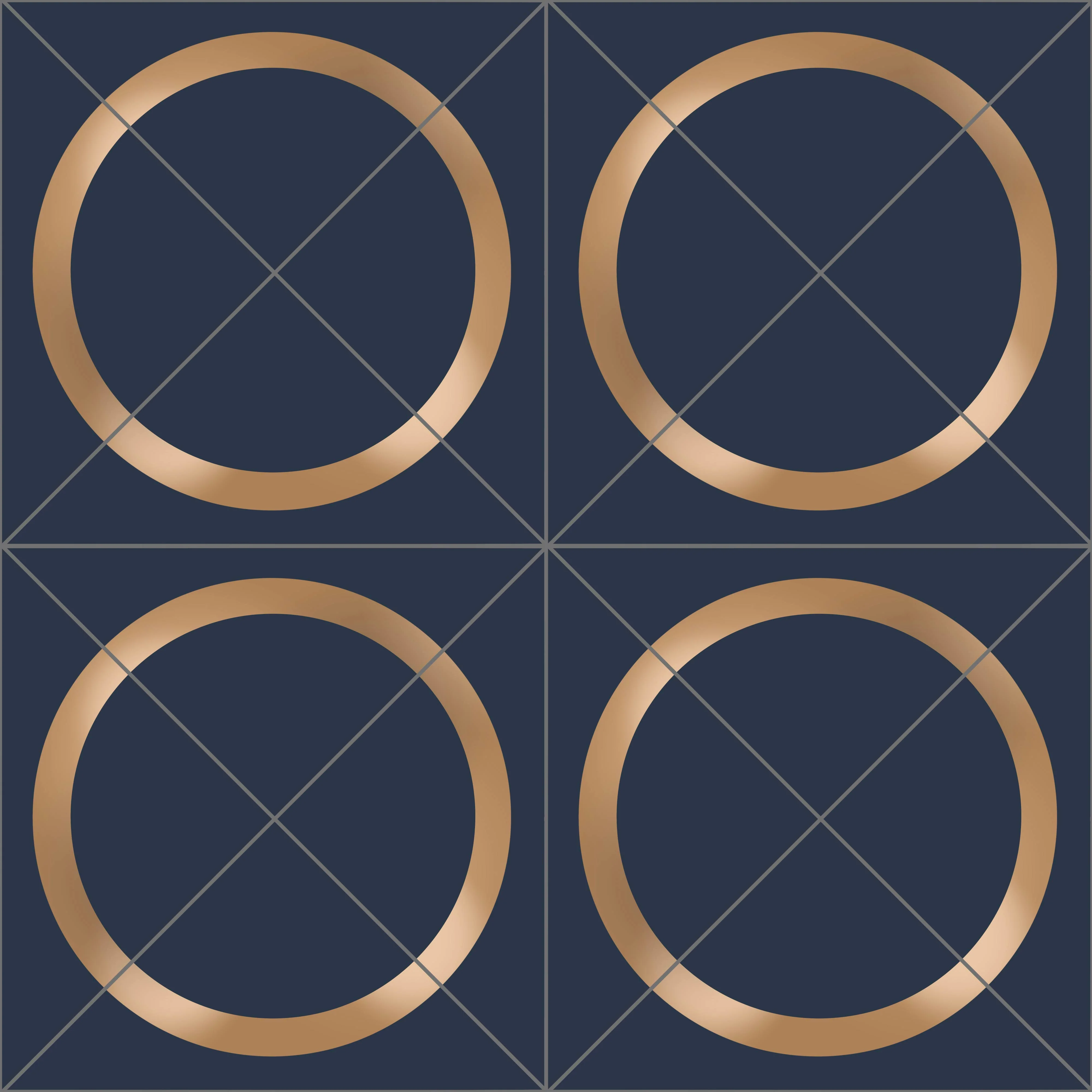 Geometric Circle Tiles - Floor & Wall Vinyl - Image 2