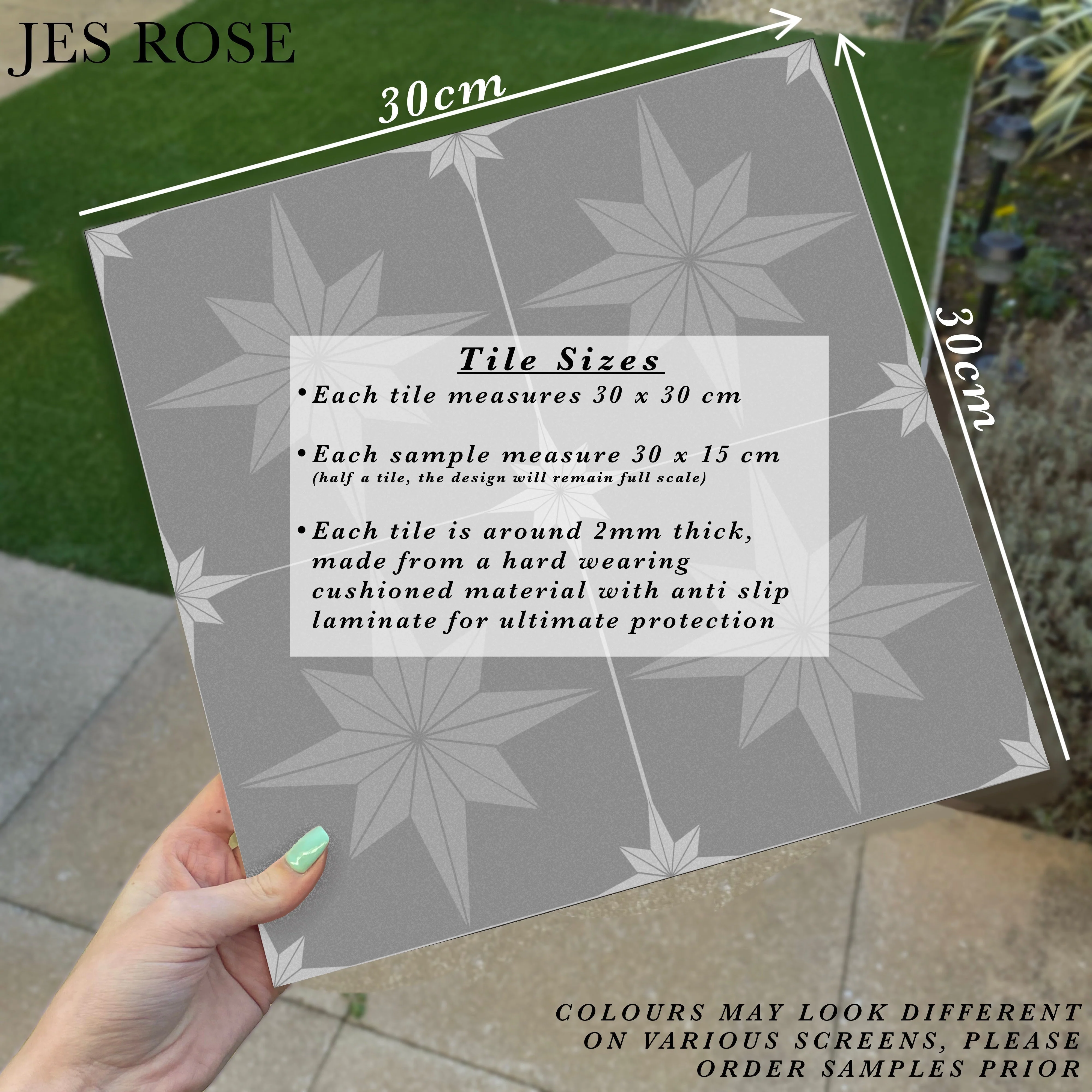 Hexagon White Premium Peel & Stick Tiles - Image 2