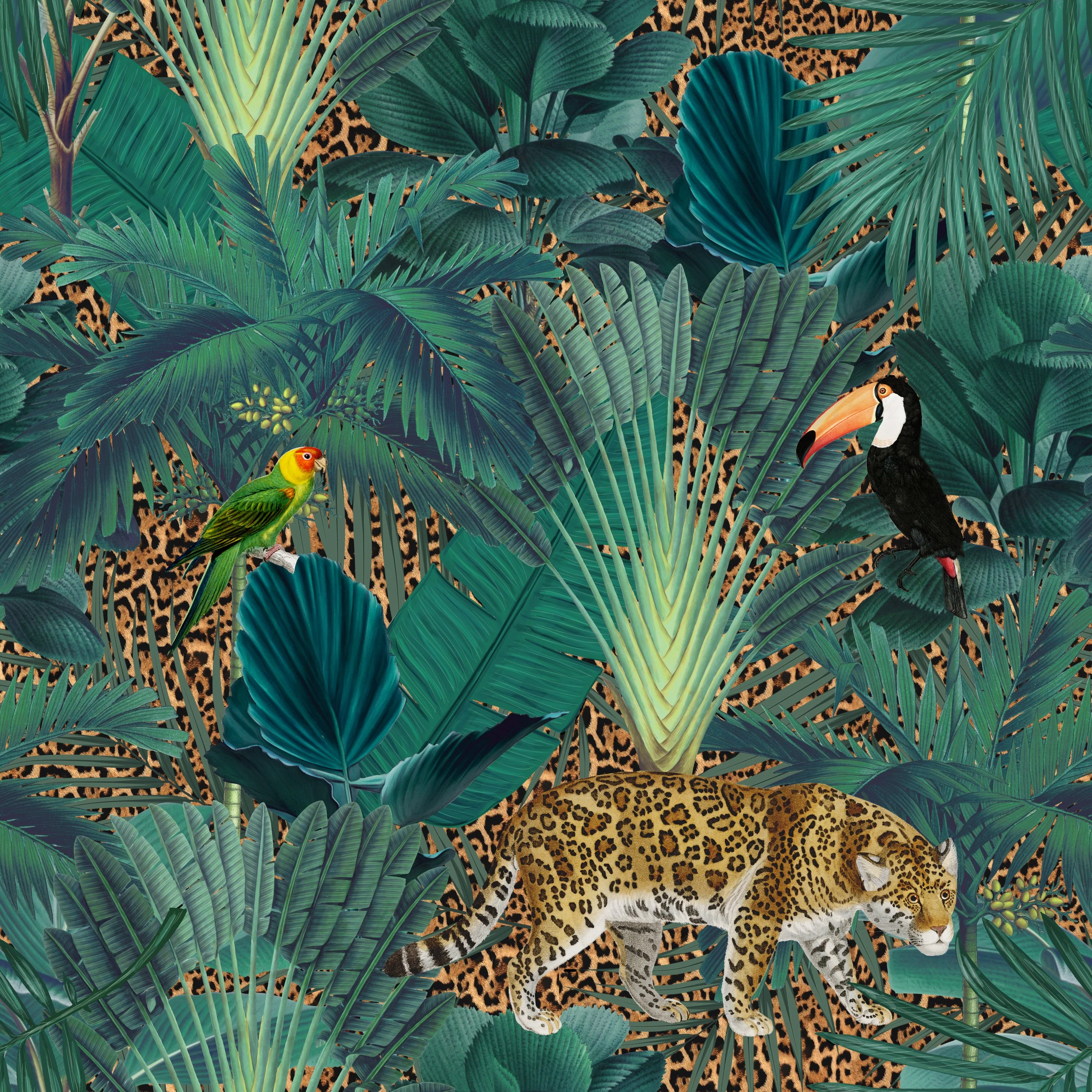 Jungle - Floor & Wall Vinyl
