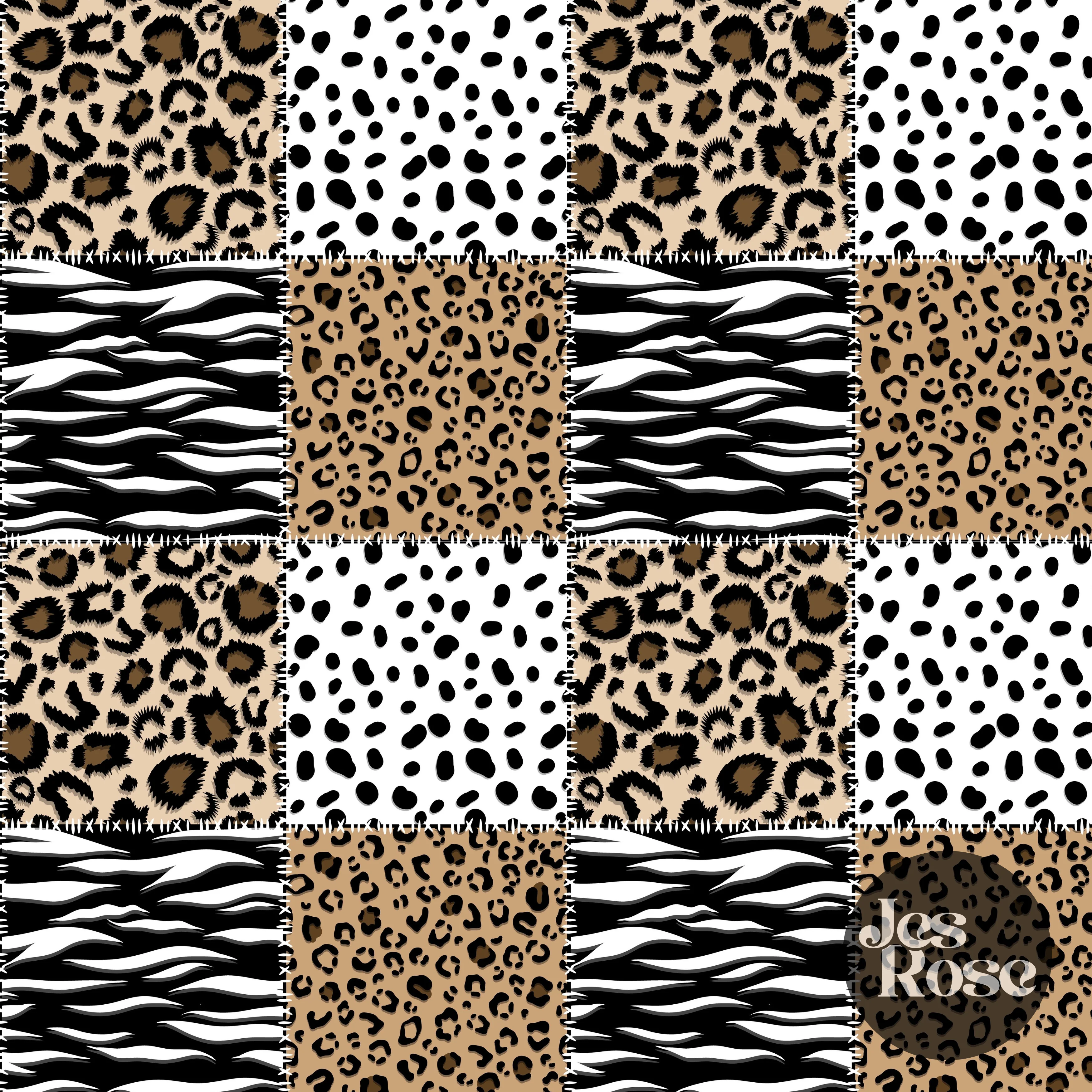 Jungle Patchwork - Standard Vinyl