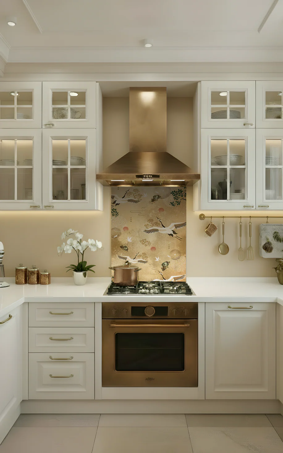 Oriental Cranes Shower Panel - Image 2