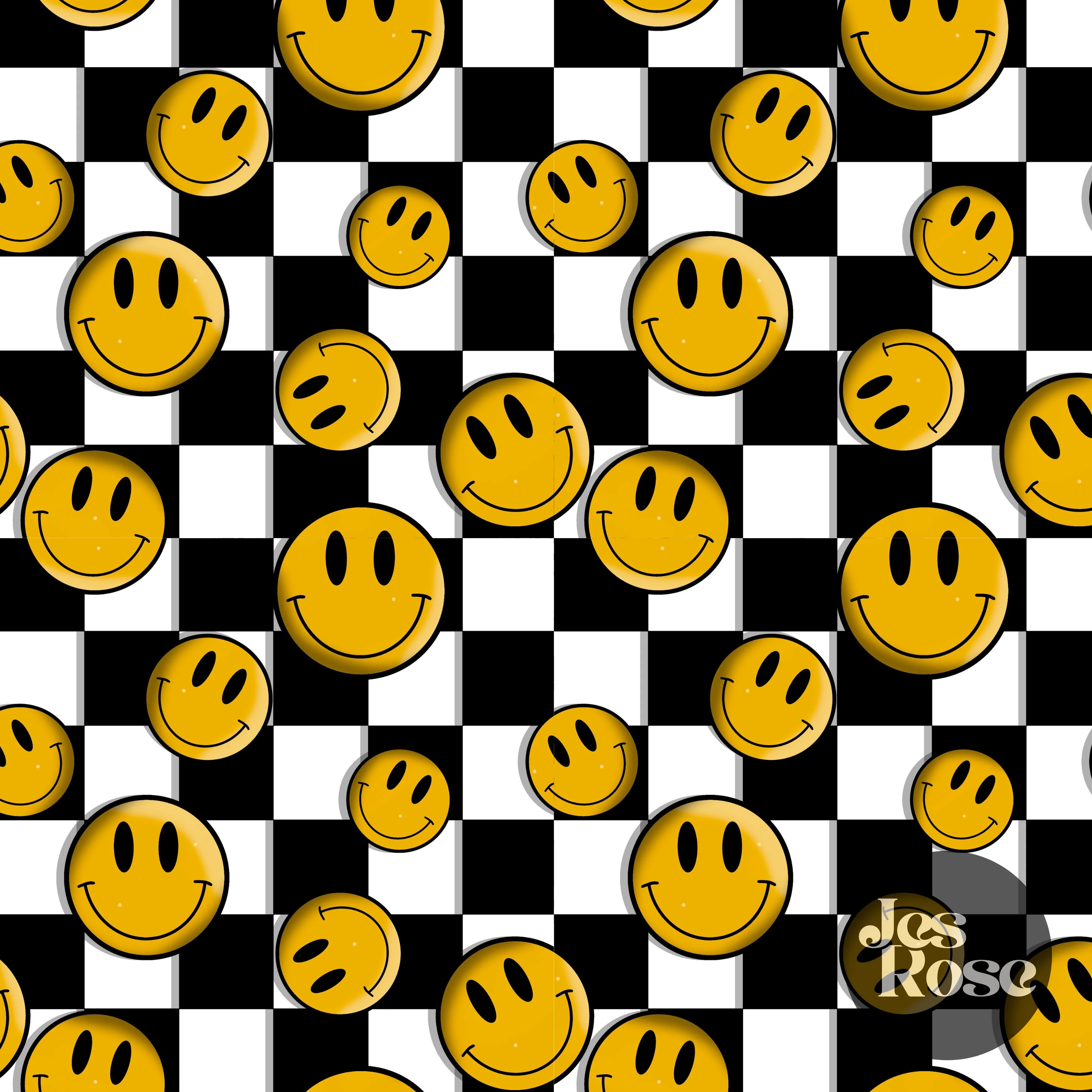 Smiley Check - Floor & Wall Vinyl