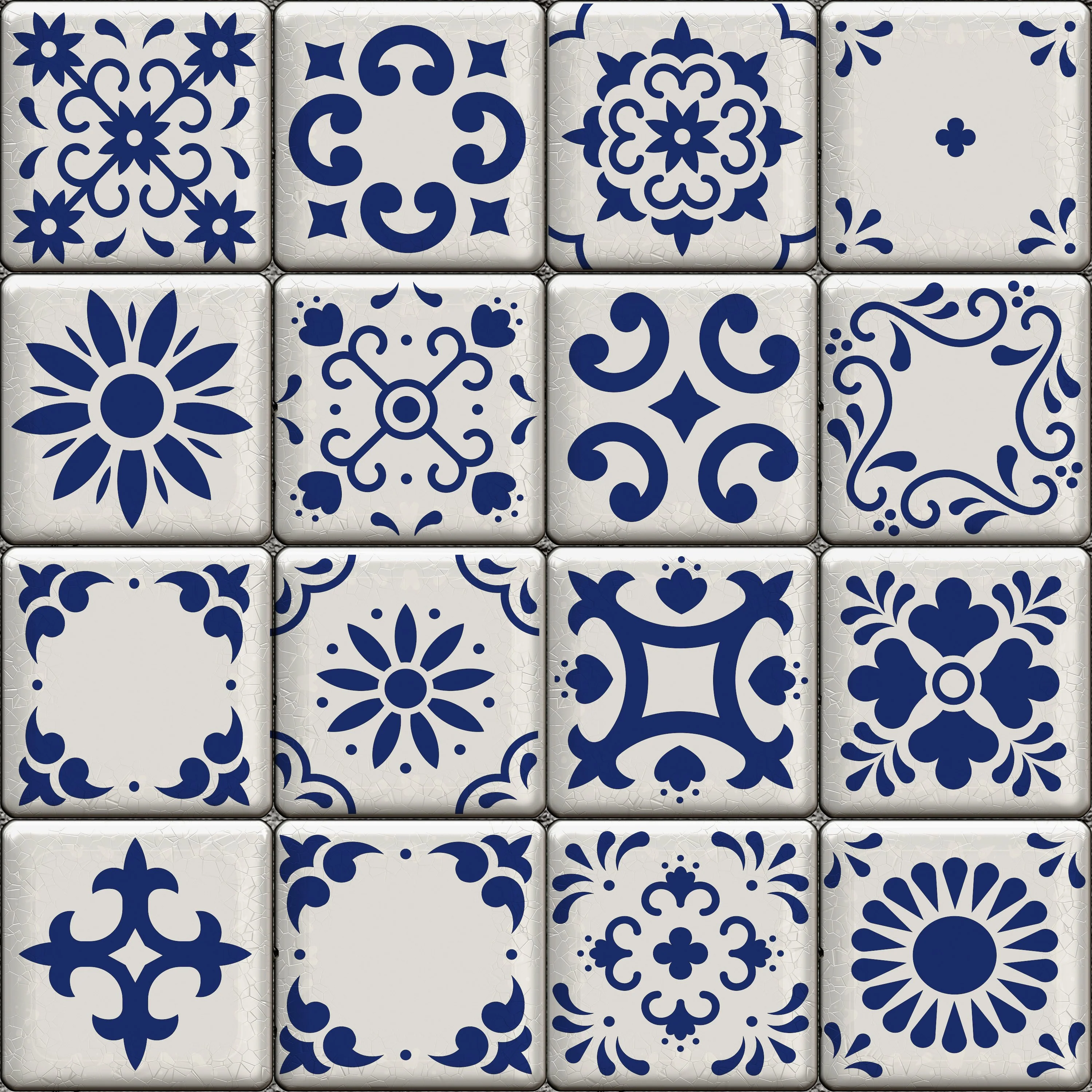 Spanish Tiles  - Standard Vinyl