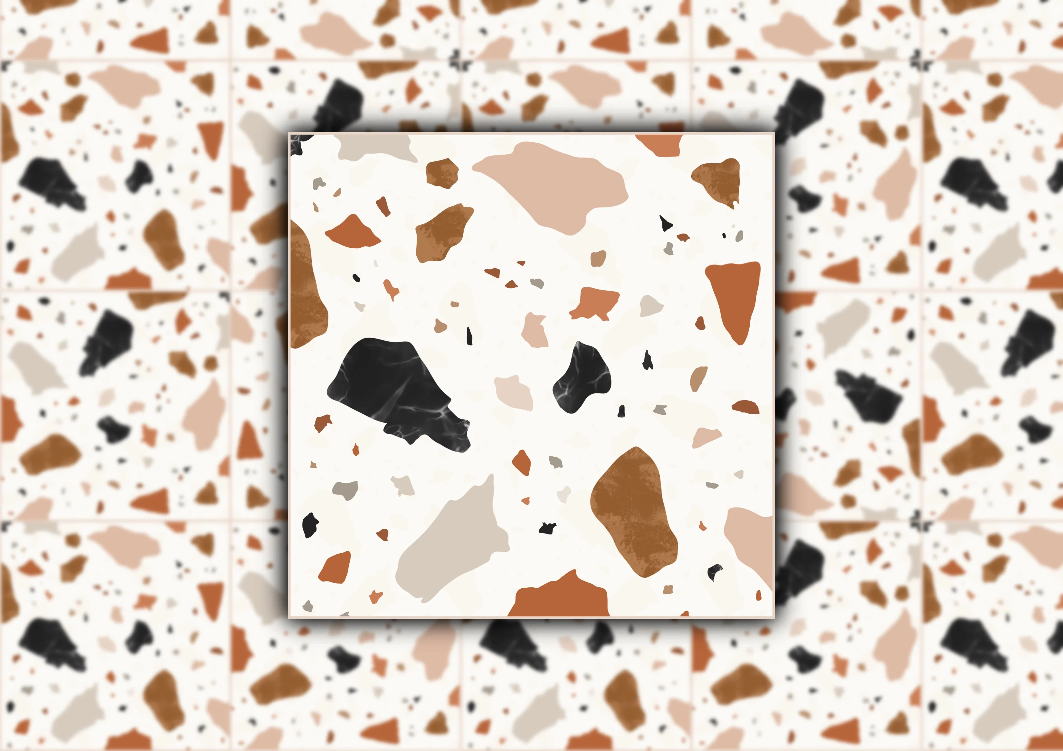 Terrazzo Classic Premium Peel & Stick Tiles - Image 3