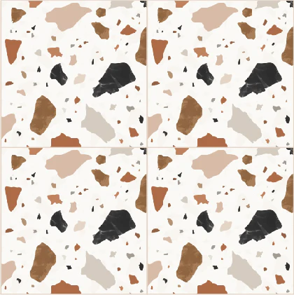 Terrazzo Classic Tiles - Standard Vinyl