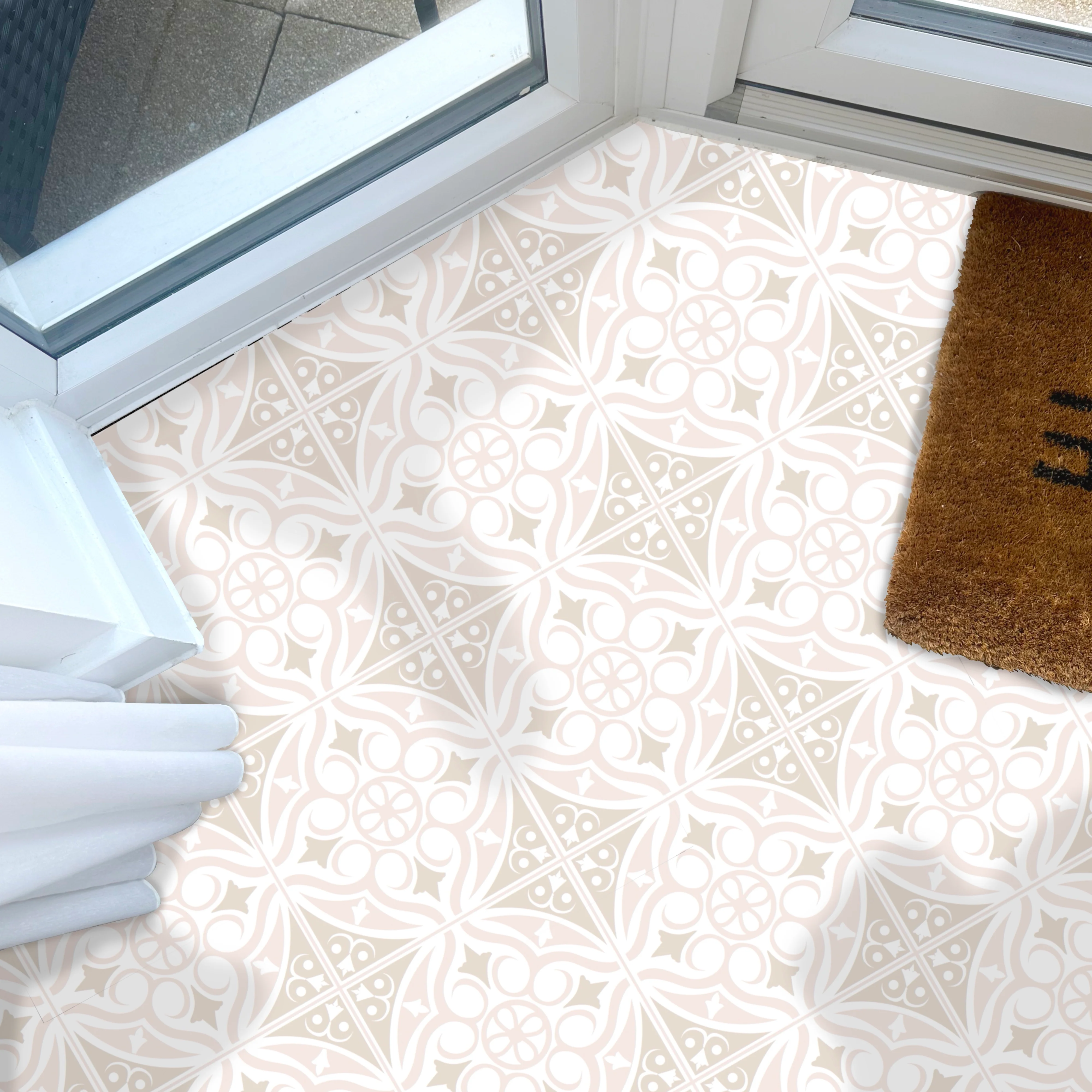 Victorian Beige Premium Peel & Stick Tilese