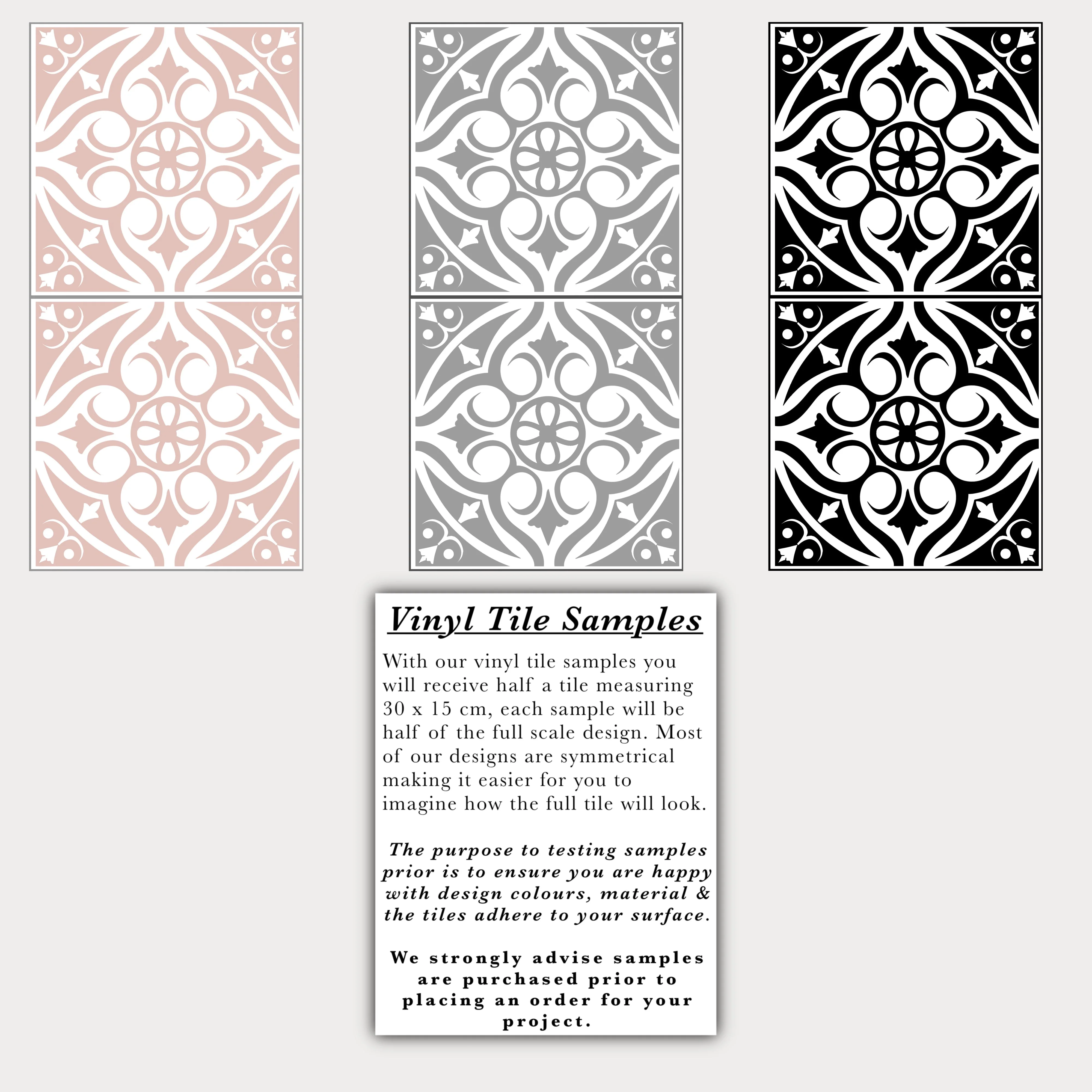 Victorian Grey (Small) Premium Peel & Stick Tiles - Image 2