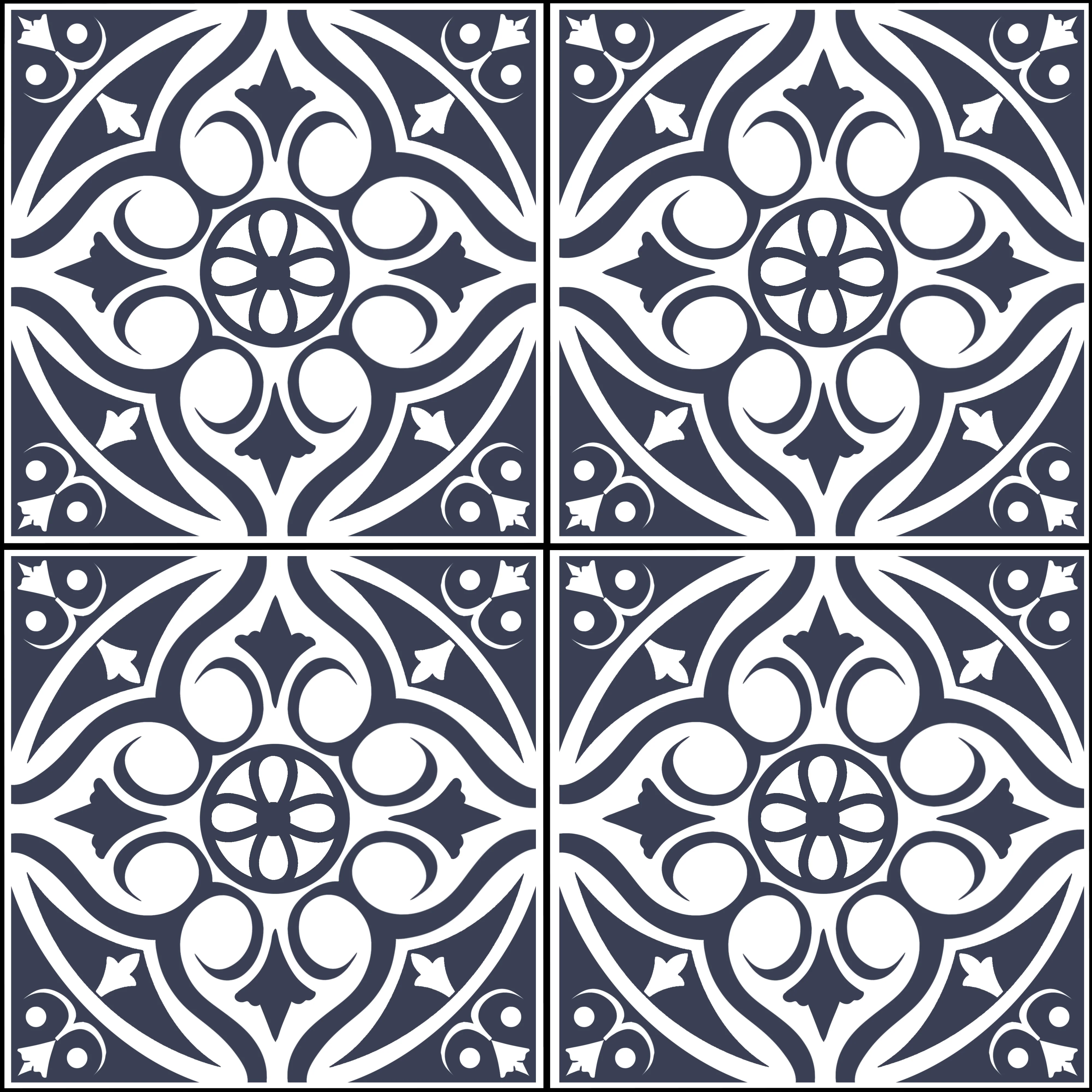 Victorian Tiles - Window Vinyl - Image 2