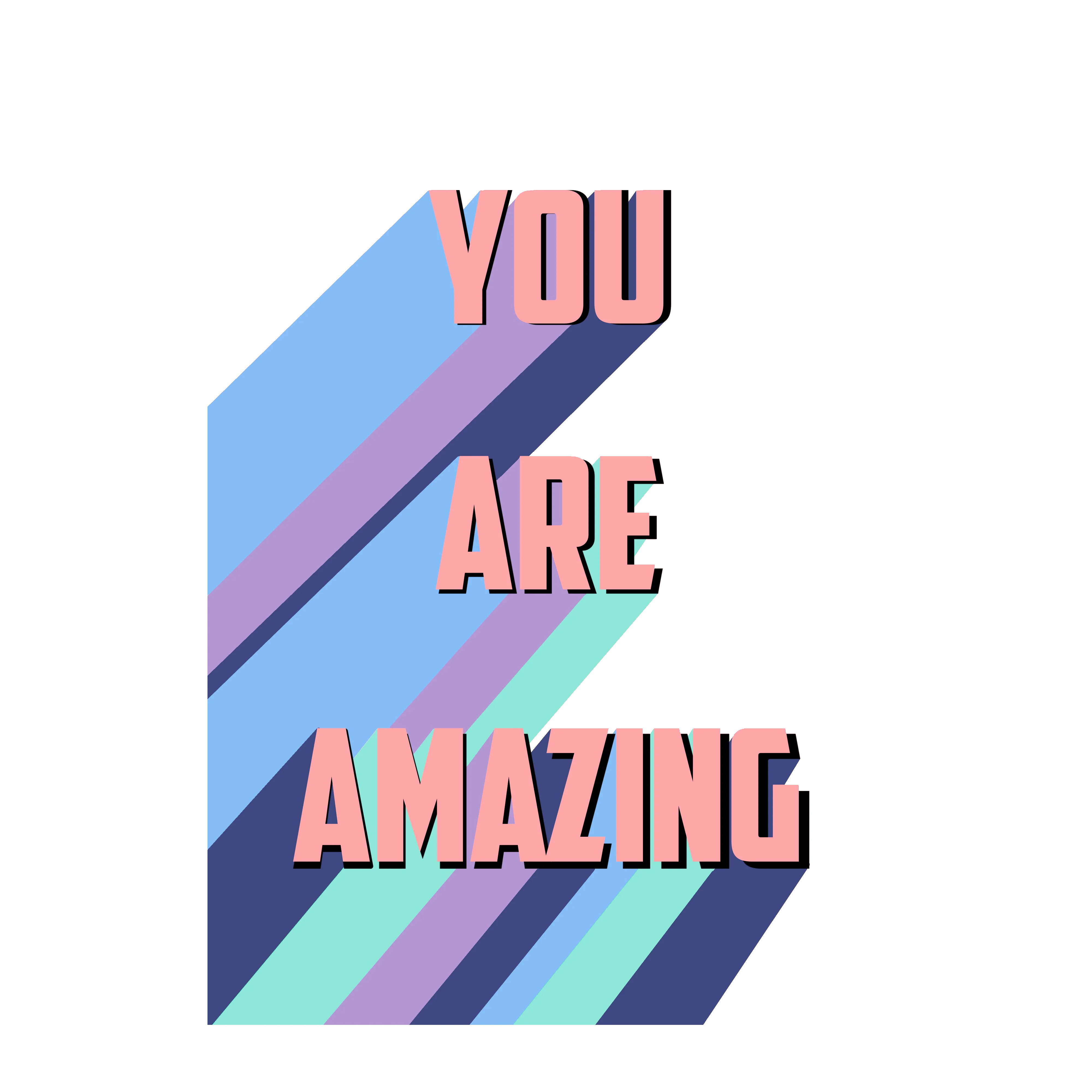 You are amazing Window/Mirror Decal